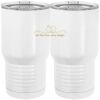20 oz. Tall Stainless Steel Vacuum Insulated Tumbler White Thumbnail