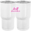 20 oz. Tall Stainless Steel Vacuum Insulated Tumbler White Thumbnail