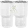 20 oz. Tall Stainless Steel Vacuum Insulated Tumbler White Thumbnail