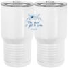 20 oz. Tall Stainless Steel Vacuum Insulated Tumbler White Thumbnail
