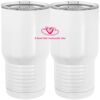 20 oz. Tall Stainless Steel Vacuum Insulated Tumbler White Thumbnail