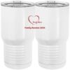 20 oz. Tall Stainless Steel Vacuum Insulated Tumbler White Thumbnail