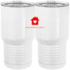 20 oz. Tall Stainless Steel Vacuum Insulated Tumbler White Thumbnail