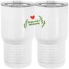 20 oz. Tall Stainless Steel Vacuum Insulated Tumbler White Thumbnail