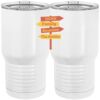 20 oz. Tall Stainless Steel Vacuum Insulated Tumbler White Thumbnail