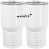 20 oz. Tall Stainless Steel Vacuum Insulated Tumbler White Thumbnail