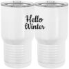 20 oz. Tall Stainless Steel Vacuum Insulated Tumbler White Thumbnail