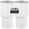 20 oz. Tall Stainless Steel Vacuum Insulated Tumbler White Thumbnail