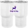 20 oz. Tall Stainless Steel Vacuum Insulated Tumbler White Thumbnail