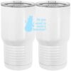20 oz. Tall Stainless Steel Vacuum Insulated Tumbler White Thumbnail