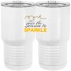 20 oz. Tall Stainless Steel Vacuum Insulated Tumbler White Thumbnail