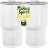 20 oz. Tall Stainless Steel Vacuum Insulated Tumbler White Thumbnail