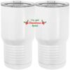 20 oz. Tall Stainless Steel Vacuum Insulated Tumbler White Thumbnail