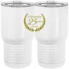 20 oz. Tall Stainless Steel Vacuum Insulated Tumbler White Thumbnail