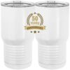 20 oz. Tall Stainless Steel Vacuum Insulated Tumbler White Thumbnail