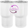 20 oz. Tall Stainless Steel Vacuum Insulated Tumbler White Thumbnail