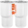 20 oz. Tall Stainless Steel Vacuum Insulated Tumbler White Thumbnail