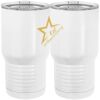 20 oz. Tall Stainless Steel Vacuum Insulated Tumbler White Thumbnail