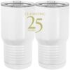 20 oz. Tall Stainless Steel Vacuum Insulated Tumbler White Thumbnail