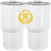 20 oz. Tall Stainless Steel Vacuum Insulated Tumbler White Thumbnail