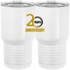 20 oz. Tall Stainless Steel Vacuum Insulated Tumbler White Thumbnail