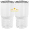20 oz. Tall Stainless Steel Vacuum Insulated Tumbler White Thumbnail