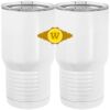 20 oz. Tall Stainless Steel Vacuum Insulated Tumbler White Thumbnail