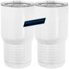 20 oz. Tall Stainless Steel Vacuum Insulated Tumbler White Thumbnail