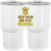 20 oz. Tall Stainless Steel Vacuum Insulated Tumbler White Thumbnail