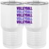 20 oz. Tall Stainless Steel Vacuum Insulated Tumbler White Thumbnail