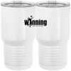 20 oz. Tall Stainless Steel Vacuum Insulated Tumbler White Thumbnail