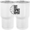 20 oz. Tall Stainless Steel Vacuum Insulated Tumbler White Thumbnail