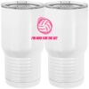 20 oz. Tall Stainless Steel Vacuum Insulated Tumbler White Thumbnail