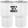 20 oz. Tall Stainless Steel Vacuum Insulated Tumbler White Thumbnail