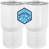 20 oz. Tall Stainless Steel Vacuum Insulated Tumbler White Thumbnail