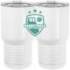 20 oz. Tall Stainless Steel Vacuum Insulated Tumbler White Thumbnail