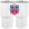 20 oz. Tall Stainless Steel Vacuum Insulated Tumbler White Thumbnail