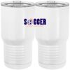 20 oz. Tall Stainless Steel Vacuum Insulated Tumbler White Thumbnail
