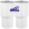 20 oz. Tall Stainless Steel Vacuum Insulated Tumbler White Thumbnail