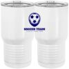 20 oz. Tall Stainless Steel Vacuum Insulated Tumbler White Thumbnail