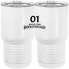 20 oz. Tall Stainless Steel Vacuum Insulated Tumbler White Thumbnail