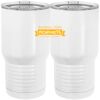 20 oz. Tall Stainless Steel Vacuum Insulated Tumbler White Thumbnail