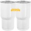 20 oz. Tall Stainless Steel Vacuum Insulated Tumbler White Thumbnail