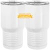 20 oz. Tall Stainless Steel Vacuum Insulated Tumbler White Thumbnail
