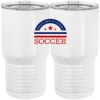20 oz. Tall Stainless Steel Vacuum Insulated Tumbler White Thumbnail