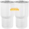 20 oz. Tall Stainless Steel Vacuum Insulated Tumbler White Thumbnail