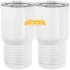 20 oz. Tall Stainless Steel Vacuum Insulated Tumbler White Thumbnail