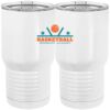 20 oz. Tall Stainless Steel Vacuum Insulated Tumbler White Thumbnail