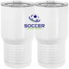 20 oz. Tall Stainless Steel Vacuum Insulated Tumbler White Thumbnail