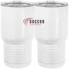 20 oz. Tall Stainless Steel Vacuum Insulated Tumbler White Thumbnail